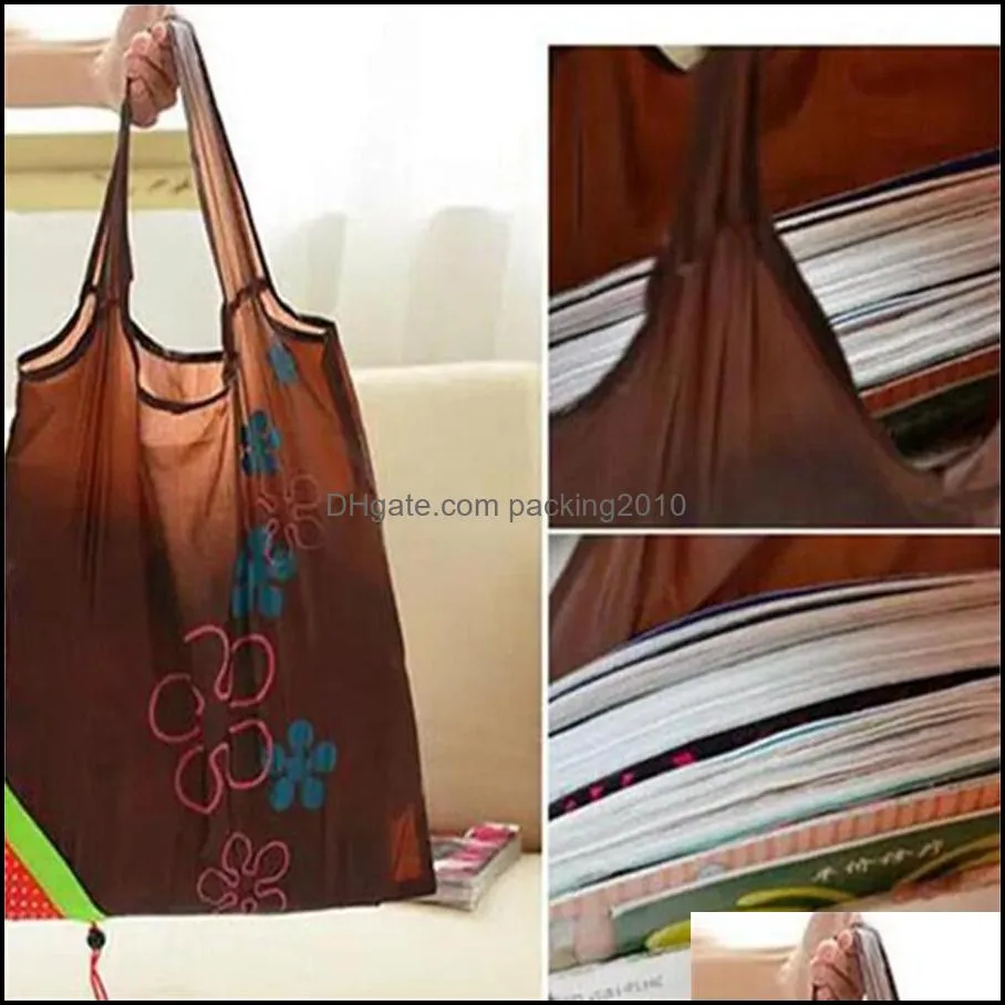 Arts and Crafts Cute Strawberry Shopping Bag Foldable Tote Eco Reusable Storage Grocery Reusable Friendly