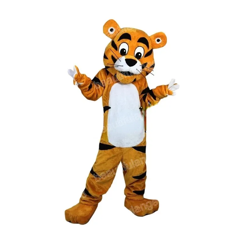 Halloween Cute Tiger Mascot Costume Cartoon Plush Anime Teme Posta