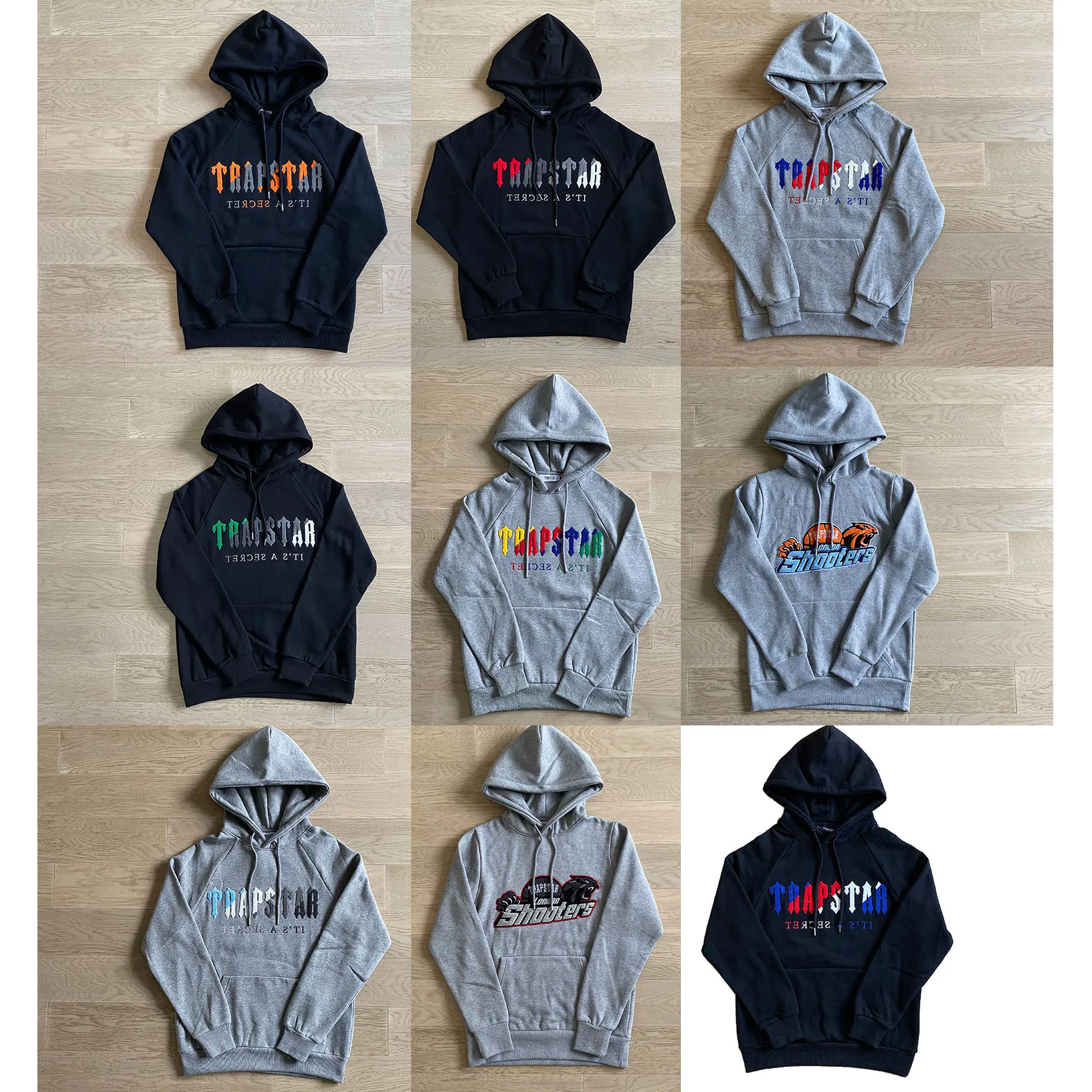 Trapstar polar erkek giyim erkek tasarımcı hoodies ve pantolon eşofman erkek kadın ceket kışlık mont sweatshirt hoodie kapşonlu kazak büyük boy athleisure Tra46