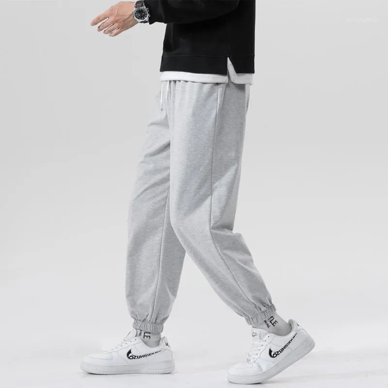 Pantalons pour hommes S-5XL grande taille hommes pantalons de survêtement avec taille élastique coréen Streetwear décontracté automne hiver Joggers cordon XXXXXL