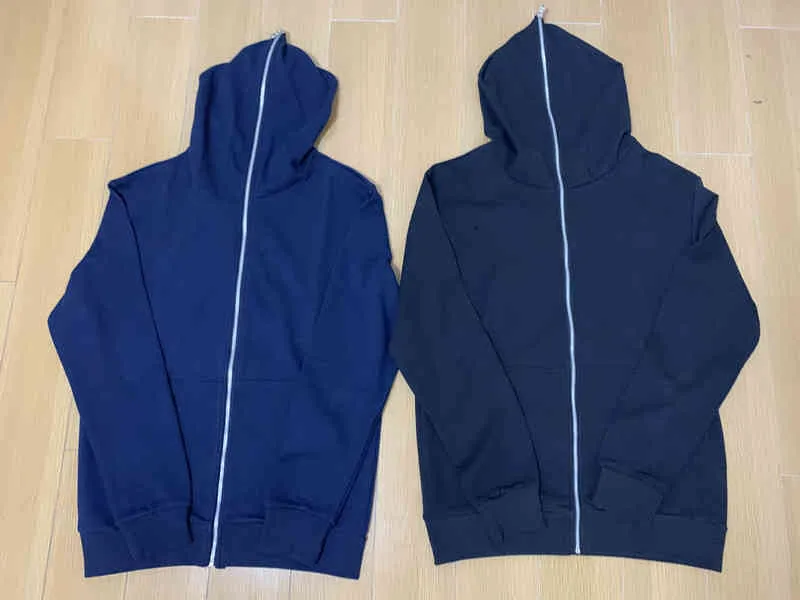 Full Zip Hoodie Own Brand Design High Street All-match Couple Jacket Trendy Sweater 2022 New Arrivals
