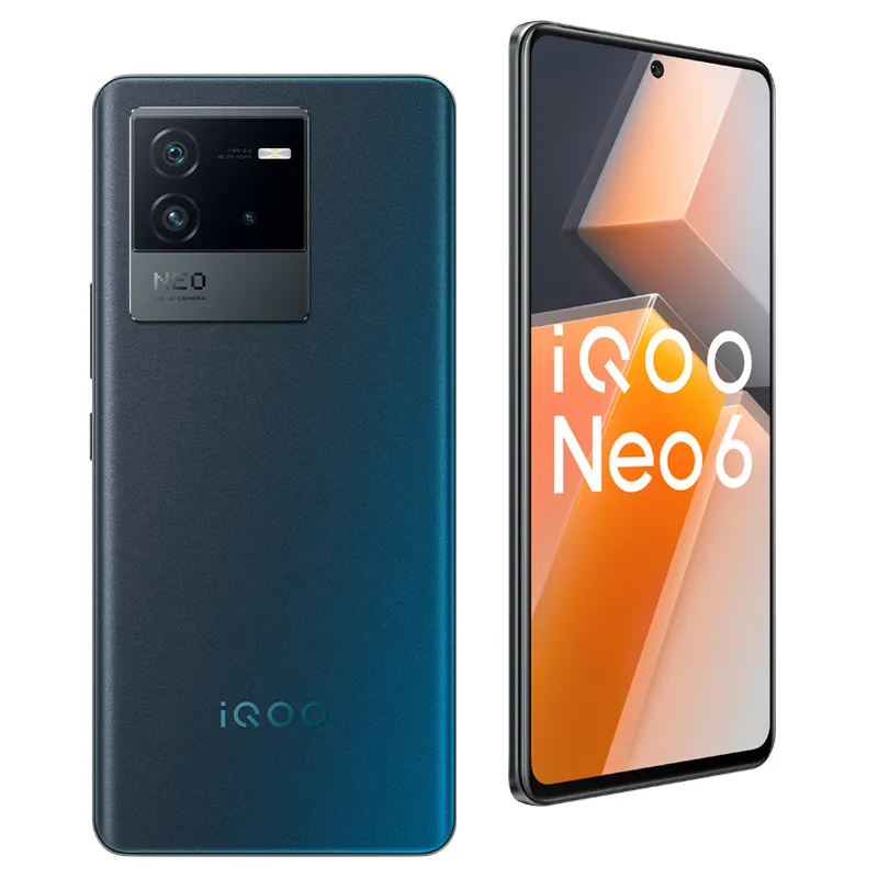 Original Vivo IQOO Neo 6 Neo6 5G Mobile Phone 12GB RAM 256GB ROM Octa Core Snapdragon 8 Gen1 64MP NFC Android 6.62" 120Hz Screen Fingerprint ID Face Wake Smart Cellphone