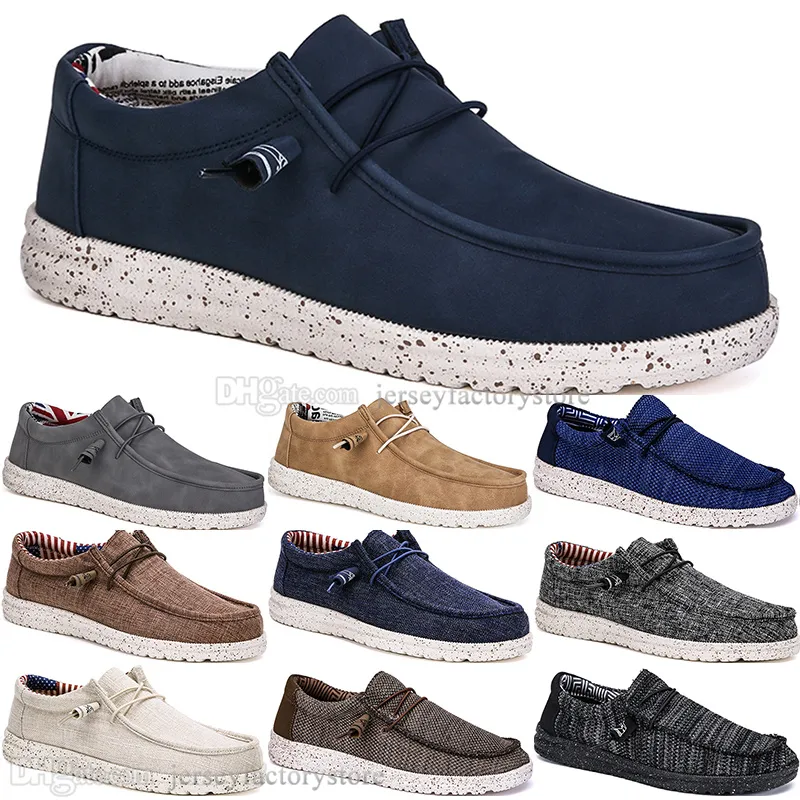 Spring New Fashion British style Mens Canvas Casual Shoes Man Hundred Leisure Student Men Lazy Drive Overshoes Outdoor Comfortable Breathable Big Size EUR 40-48 2393