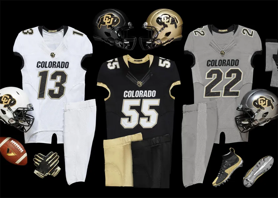 Univ of Colorado Buffs Mサイズ　アメフトジャージ Univ of Colorado Buffs Mサイズ アメフトジャージ