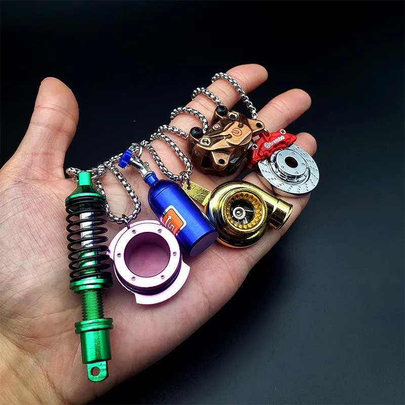 Pendentif Colliers Voiture Pièces Modifiées Collier Tendance JDM Culture Rétroviseur Porte-clés Intérieur Pour HommesPendentif