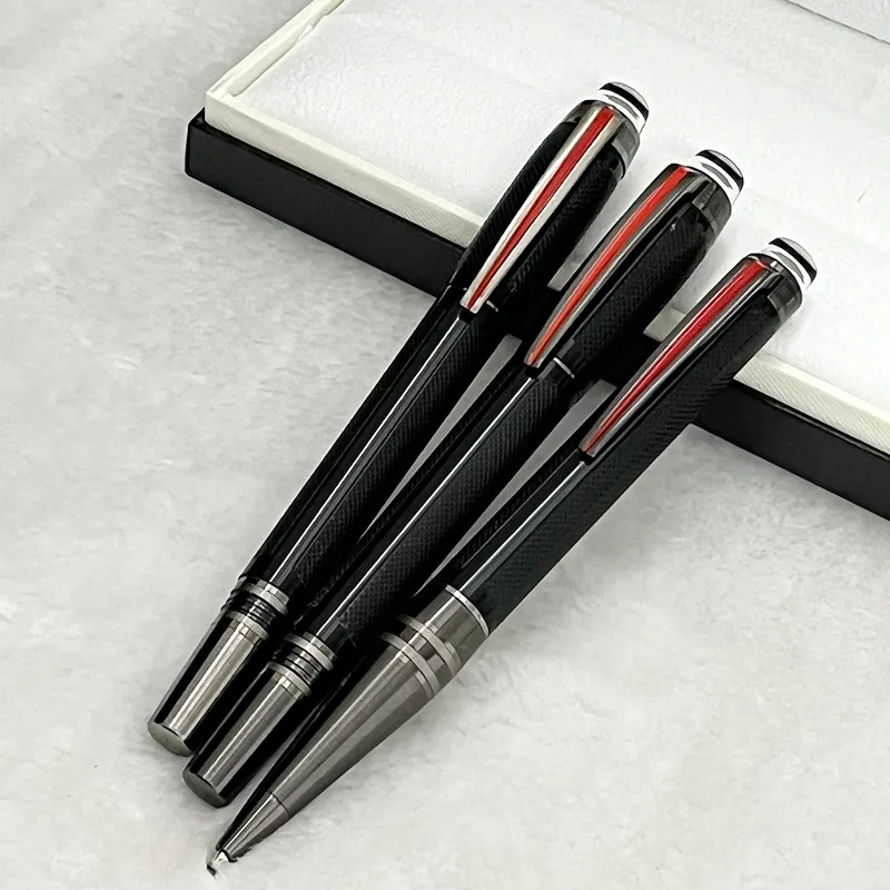 GIFTPEN Urban Speed Ballpoint Pens Luxury Black Resin Rollerball Pen PVD-Coated Fittings For Writing Office Stationery Gift236n