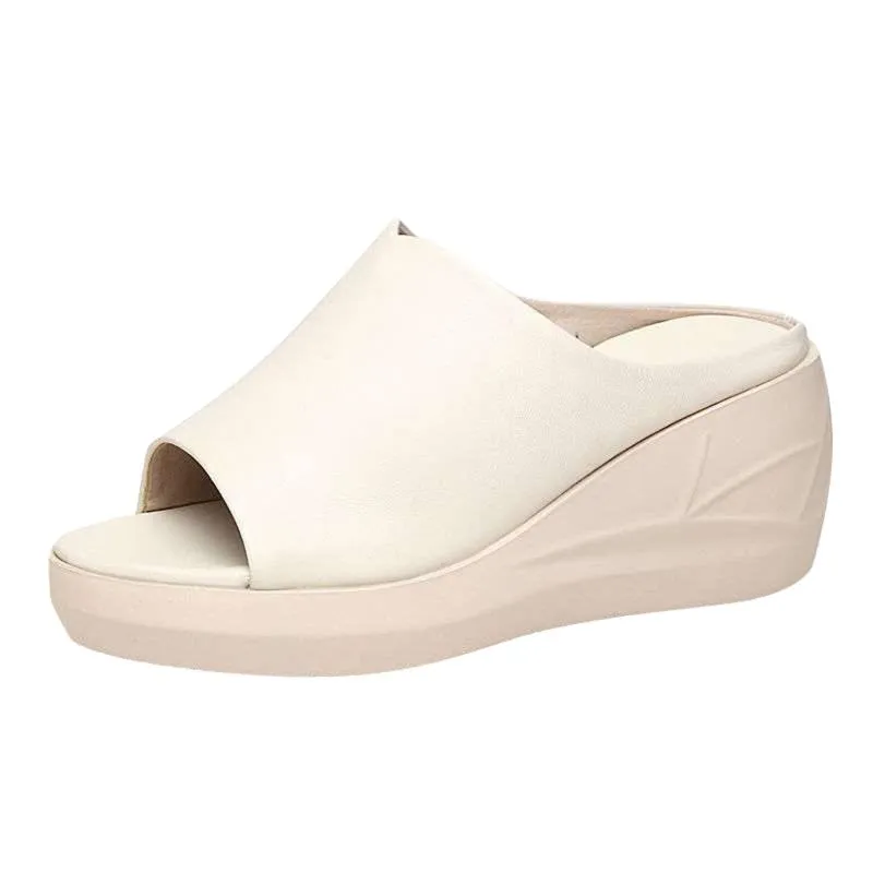 Sandálias Mulheres plásticas 38 Fish Sapatos Médio Slippers Wedge Fashion Sandália Sandália Flip-Flop Bocal Mulheres Ssandalssandals