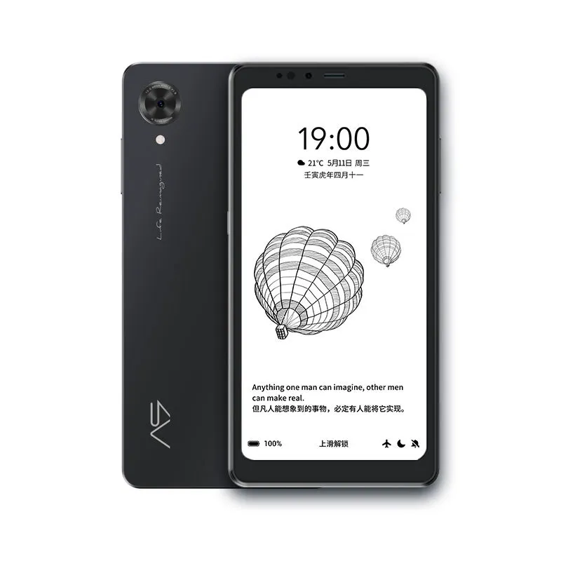 Original Hisense A9 4G LTE Mobile Telefone FaceNote Ireader Romances eBook Eink 4GB 6GB RAM 128 GB ROM ROM Snapdragon 662 Android 6.1 "Id de face da face do telefone face