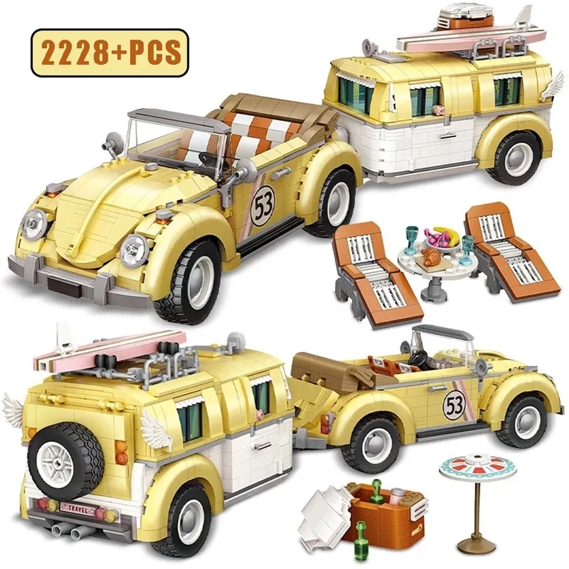 Loz Mini Blocks Wagon Car Model Kids Building Toys City Technical Holidail Vehicle Moc Bricks Boys Boys Friends Gifts 220715