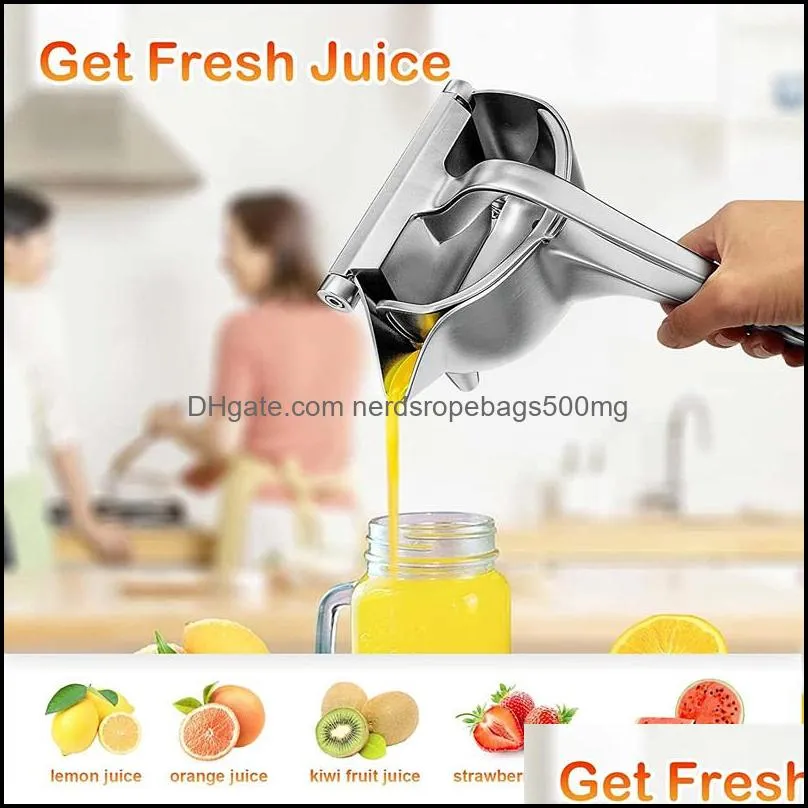 3 Size Chose Fruit tools Juice Squeezer Manual Juicer Aluminum Alloy Hand Press Detachable Orange Lime For Pressing Lemons SEAWAY