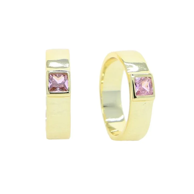 Anillos de racimo Simple Single Ring para mujeres 2022 Wholesale Top Calidad Color de oro Color De Dedos