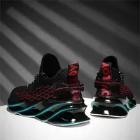 Outdoor Men Free Running for Jogging Walking Sports Shoes High quality Lace up Athietic Breathable Blade Sneakers 220725