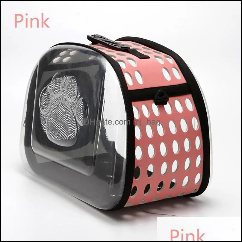 transparent travel pet dog carrier puppy cat carrying outdoor bags for small dogs shoulder bag soft pets dog kennel pet products1