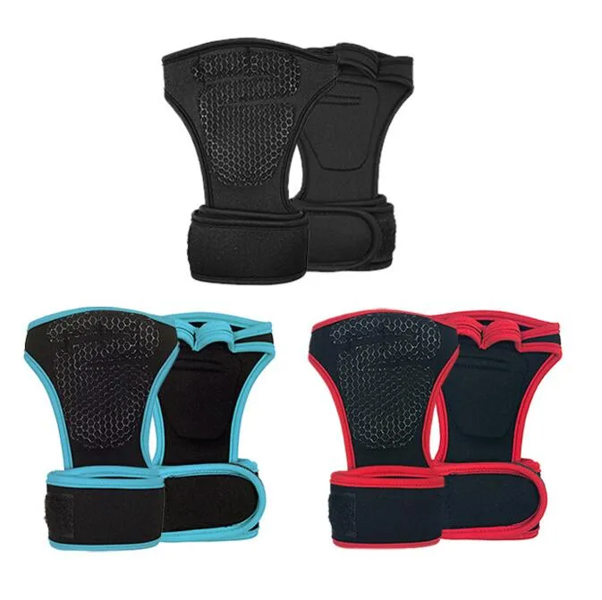 Guanti da allenamento per sollevamento pesi Donna Uomo Fitness Body Building Sport Ginnastica Grip Gym Guanti protettivi per polso con palmo della mano