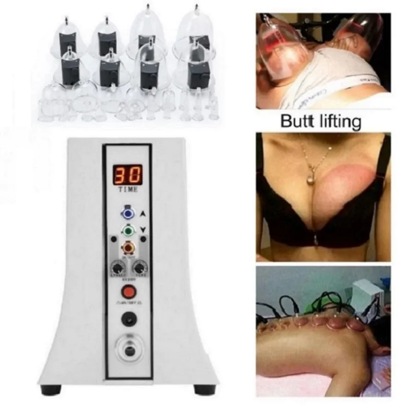Machine de thérapie sous vide Stimulation du mamelon de succion du sein Élargissement des fesses Levage Améliorer le traitement de la cellulite Ventouses Dispositif de beauté