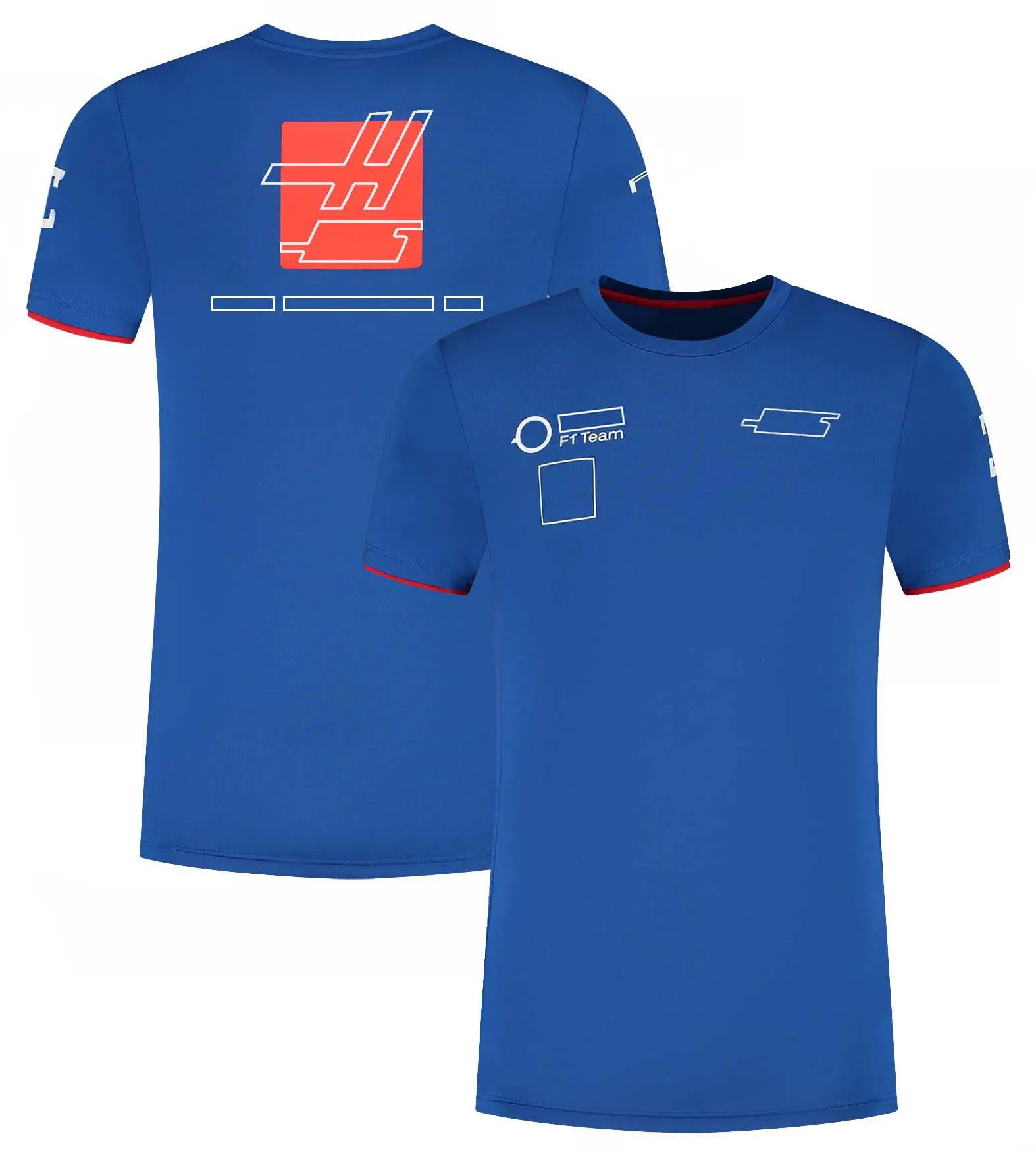 F1 Team Racing Suit T-Shirt Formula 1 Takım Tulumları Özelleştirilebilir Artı Boyutu