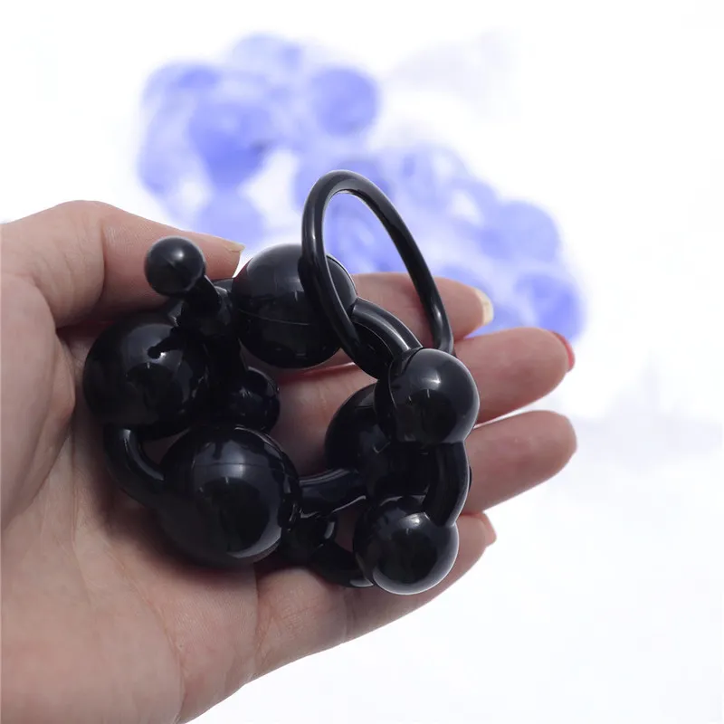 Jelly Anal Tail Plug Beads For Beginner Flexible Stimulator Butt Adult Sex Shop Toys Men Women Couple Gay Plas_voghion.com