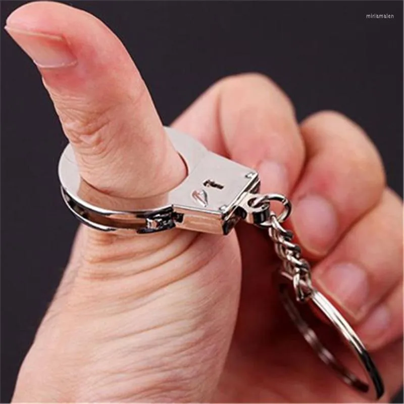 Keychains Auto Accessories Personlighet Simulering Enhand Metal Keychain Car Advertising Midje Keyring Chain Pendant Miri22