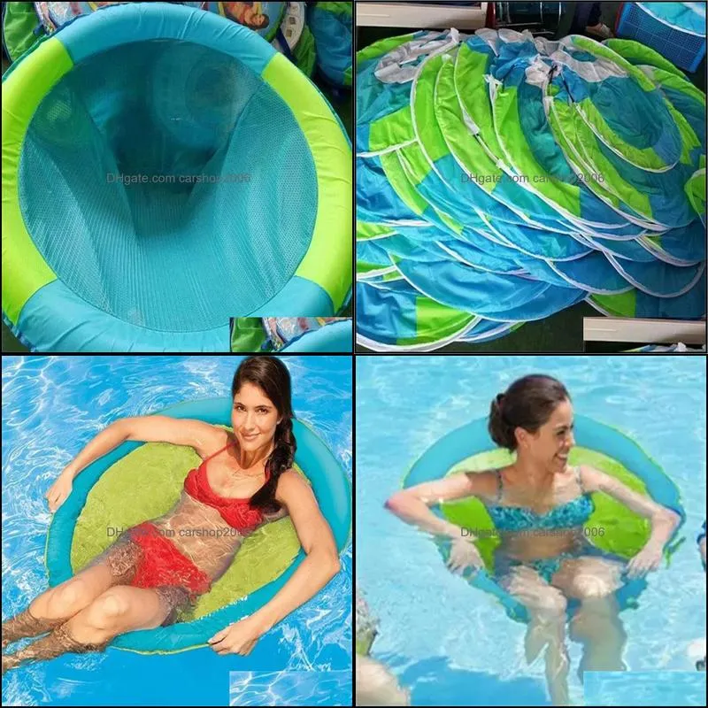 Furniture Accessories Swimming Pool Chair Portable Lightweight Swimming Ring Adult Beach Party Sea Floating Toys