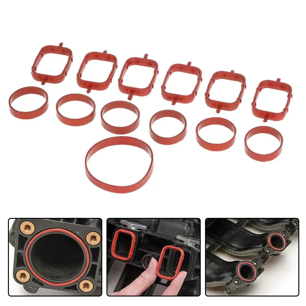 Car-Styling 4/6 PCS Intake Manifold Gaskets Inlet Repair Kits for BMW 320d 330d 520d 525d 530d 730d