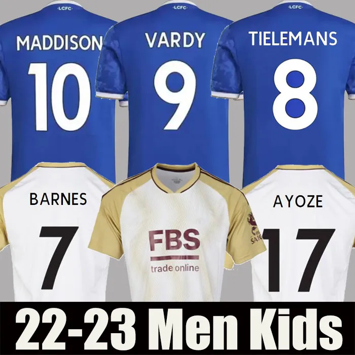 2021 2022 VARDY Leicester Fußballtrikot 21 22 MAGUIRE City MADDISON TIELEMANS NDIDI camiseta de futbol Männer + Kinder Kit Thailand Fußballtrikot