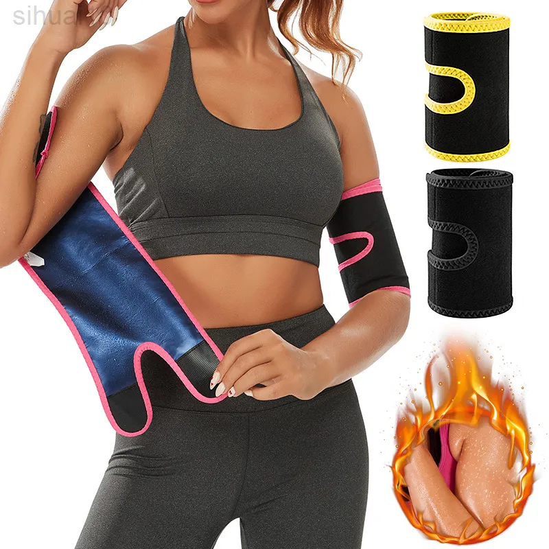 Frauen Arm Shaper Trimmer Sauna Schweißbänder Arm Smarter Trainer Anti Cellulite Gewicht Fett Reduzieren Verlust Workout Body Shaper L220802