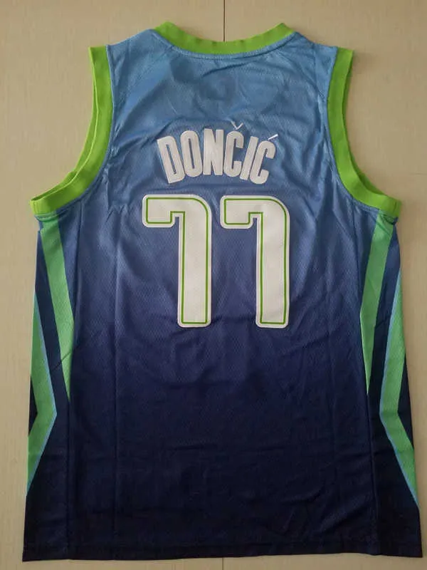 Men Retro Basketball Cheap Luka Doncic Jersey 77 Kristaps