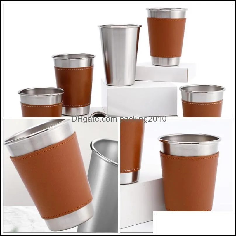 mugs 2pcs beer bar portable cups beverage storage simple