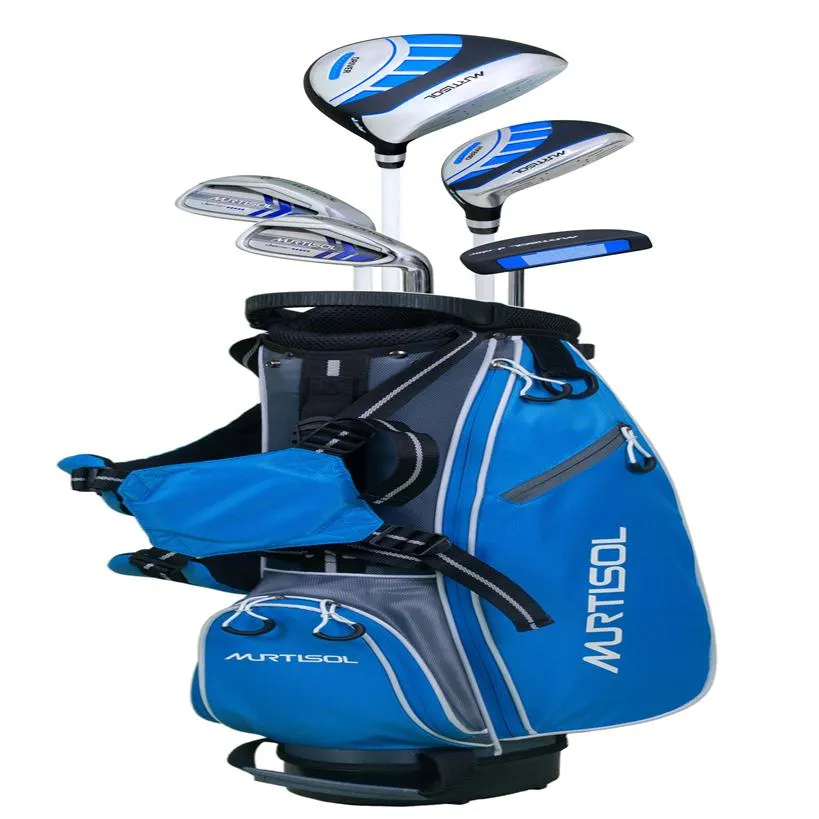 8-10 yaşında çocuklar rh golf kulübü 5 parçalı set mavi ourdoor ekipman ABD stok2095