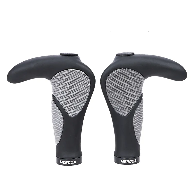 Poignées de guidon à vélos verrouillables Bullhorn MTB TRP Caoutchouc ergonomique Anti-Skid Road Road VTT Composants Barrettes de bar Barre