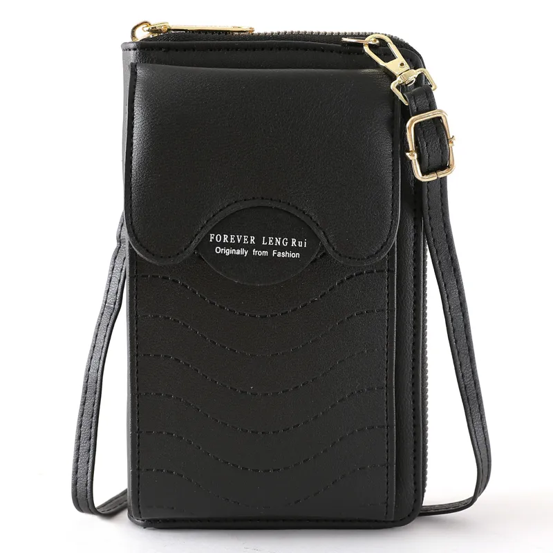 Borsetto per borsetta della borsa HBP Borse con cerniera da donna Portafoglio Polto di carta in pelle Pocket Women Borse Borse Borse Black