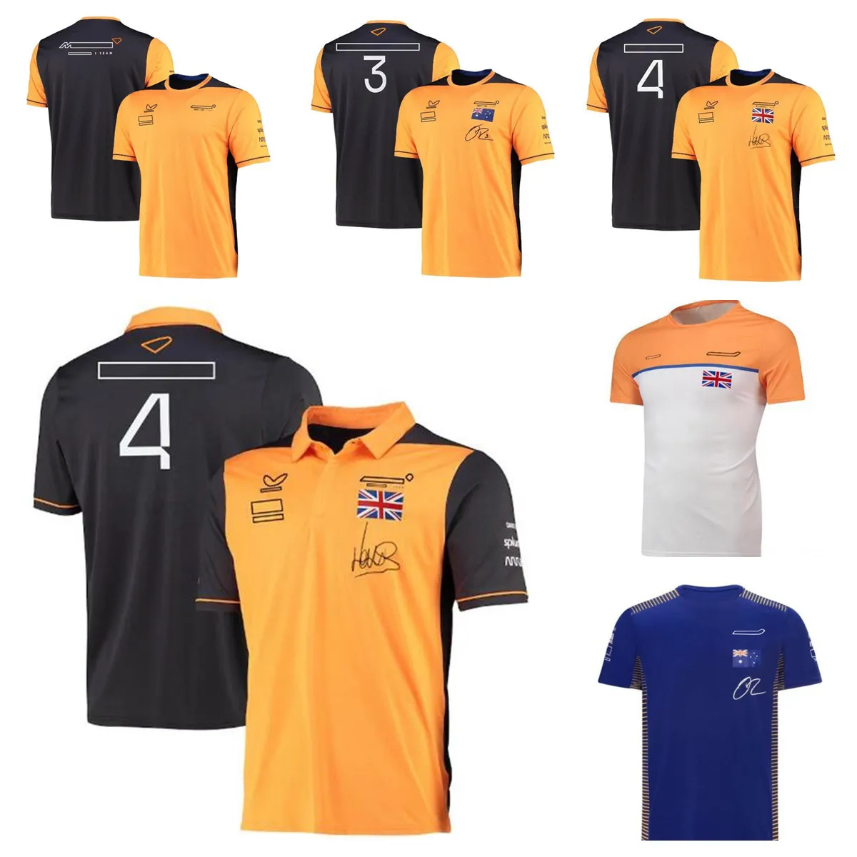 F1 Formula One racing polo suit summer team jersey same style customization