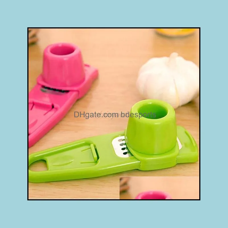1x Portable Kitchen Garlic Slicer Grinding hand tools household tools
