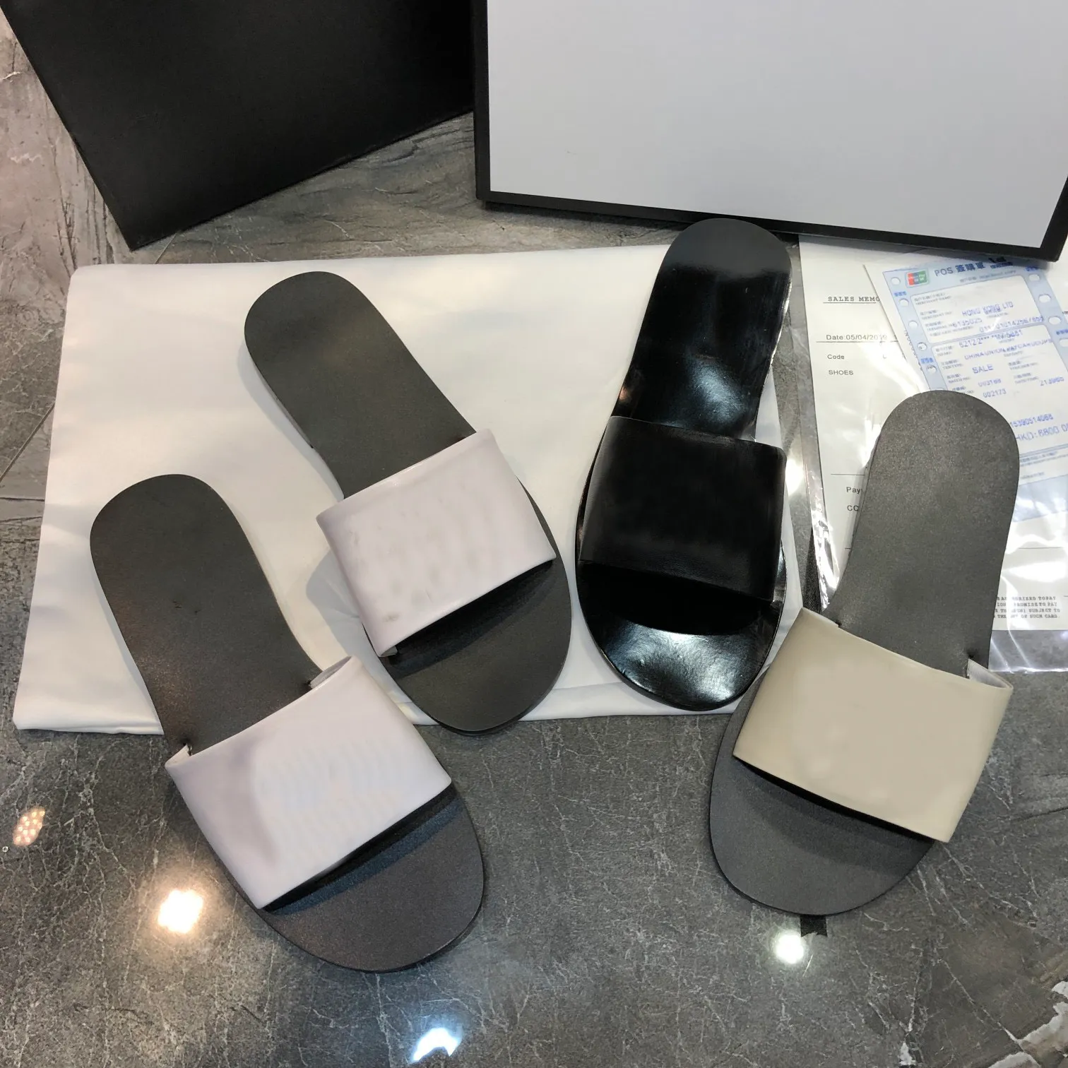 2022 designer sandaal Ophidia mode luxe Dames slippers Marmont echt leer Dames hoogwaardige dia's met dubbele metalen hoge hakken 4616