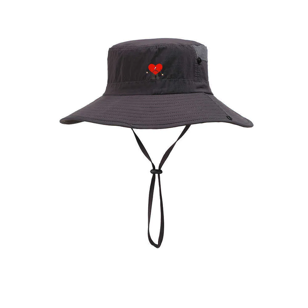 Un Verano Sin Ti Merch Heart Safari Bucket Hat Fishing Hat Top Sun Hat From  9,35 €