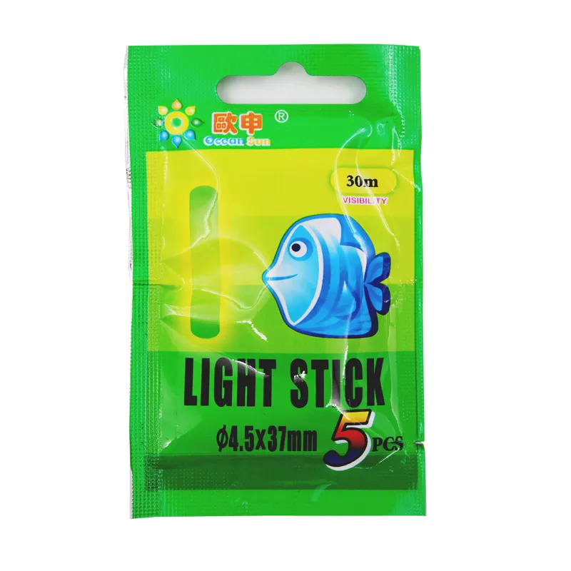 Balıkçılık Aksesuarları 5 PCS Hafif Çubuk Ateş Bölüsü Floresan LightSick Gece Şamandıra Çubuk Işık Koyu Glow G Mücadelesi