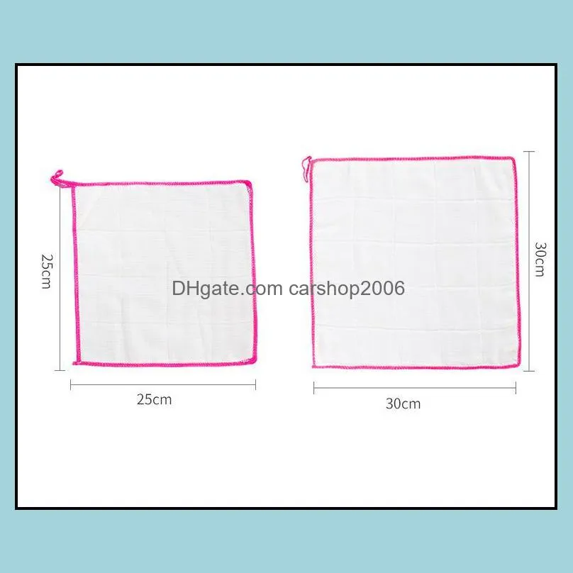 kitchen cleaning cloth dish washing towel bamboo fiber eco friendly bamboo cleanier clothing sn4411