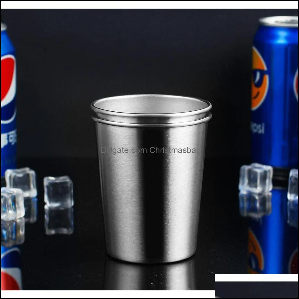 230Ml 350Ml 500Ml Pint Glasses Cups Stainless Steel Cups Shatterproof Drinking Metal For Kids And Adults Dzqeg