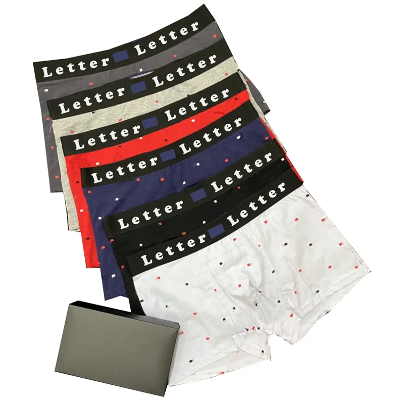 Cuecas masculinas cuecas cuecas boxer moda sexy boxers masculinos respiráveis de algodão cuecas masculinas de alta qualidade