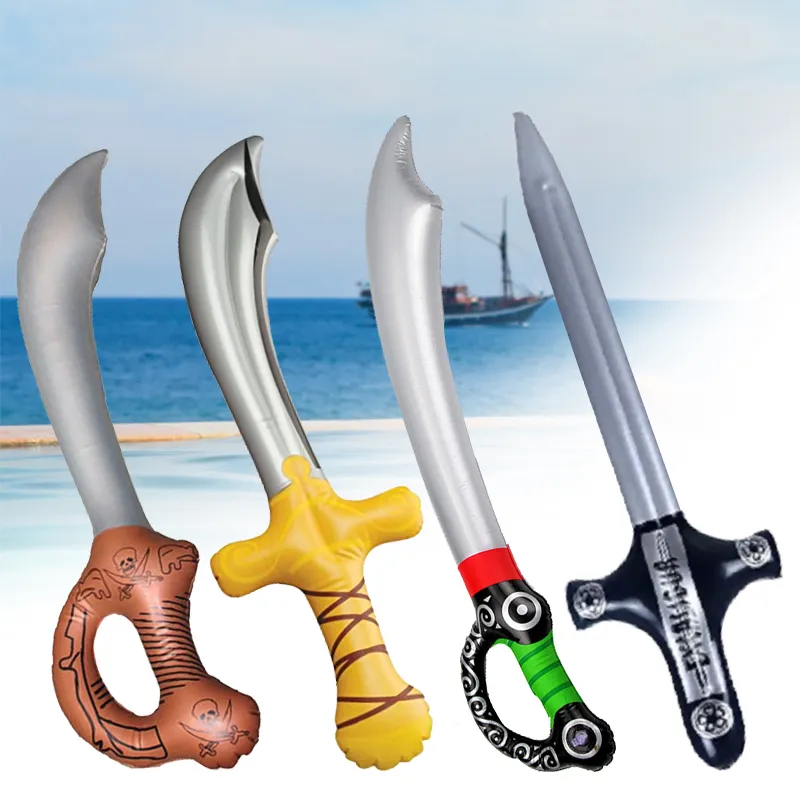 Children's Pool Inflatable Pirate Sword Sword Toy Trophy Is Made Of High-quality Waterproof Durable PVC Plastic