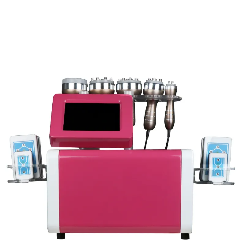 40K Vakuum Ultraljud Cavitation Machine för viktminskning Anti Celluliter Skinföryngring Slimming Skrapning Kupning Massager
