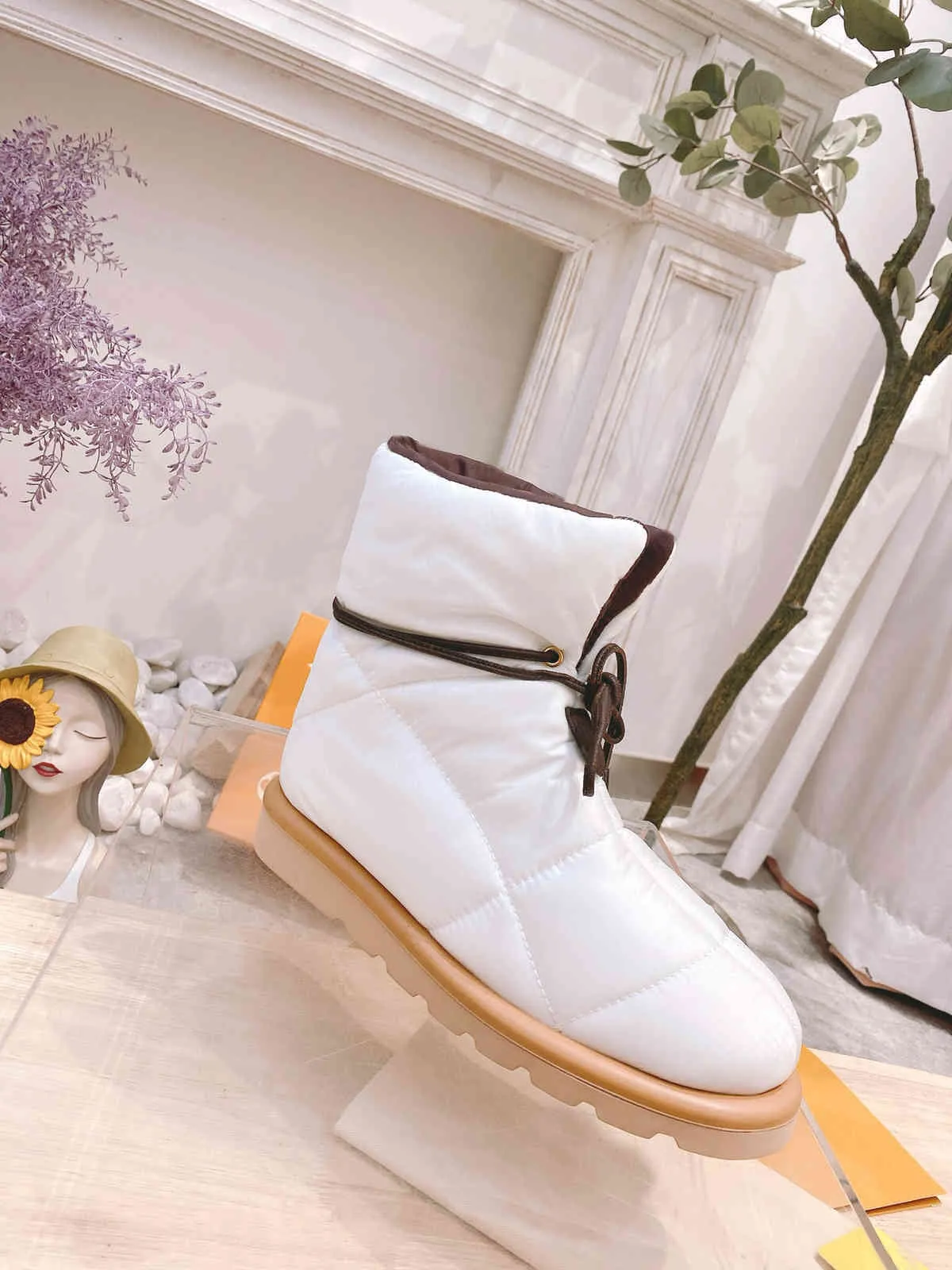 2023 Invierno Nieve Chelsea Louise Viuton Louis Vuitton Lv Botas Zapatos  Para Mujeres Famoso Diseñador De Lujo Cuero De Moda Cálido Y Ligero Fondo  Plano Letra De Cabeza Baja De 101,92 €