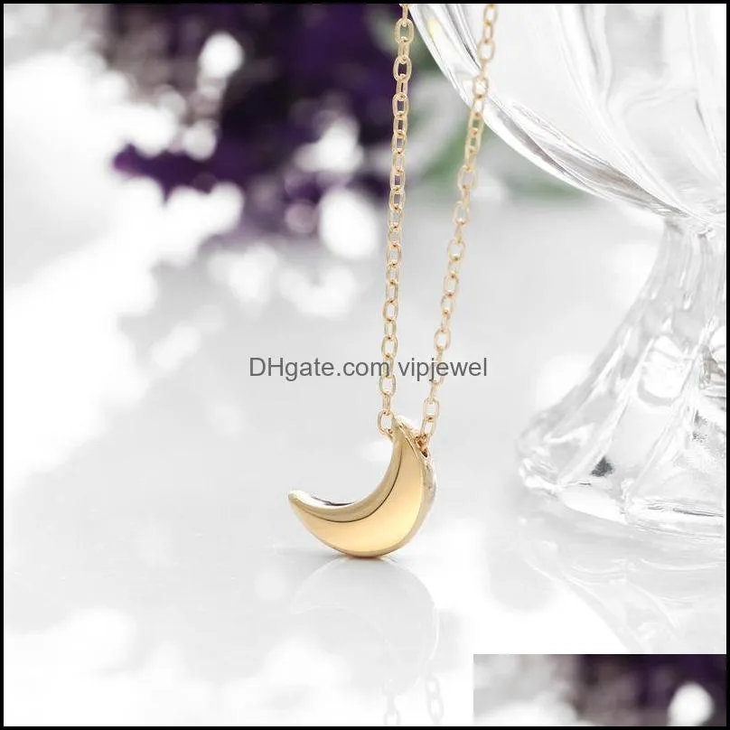 fashion gold moon necklace for women wholesale n95305