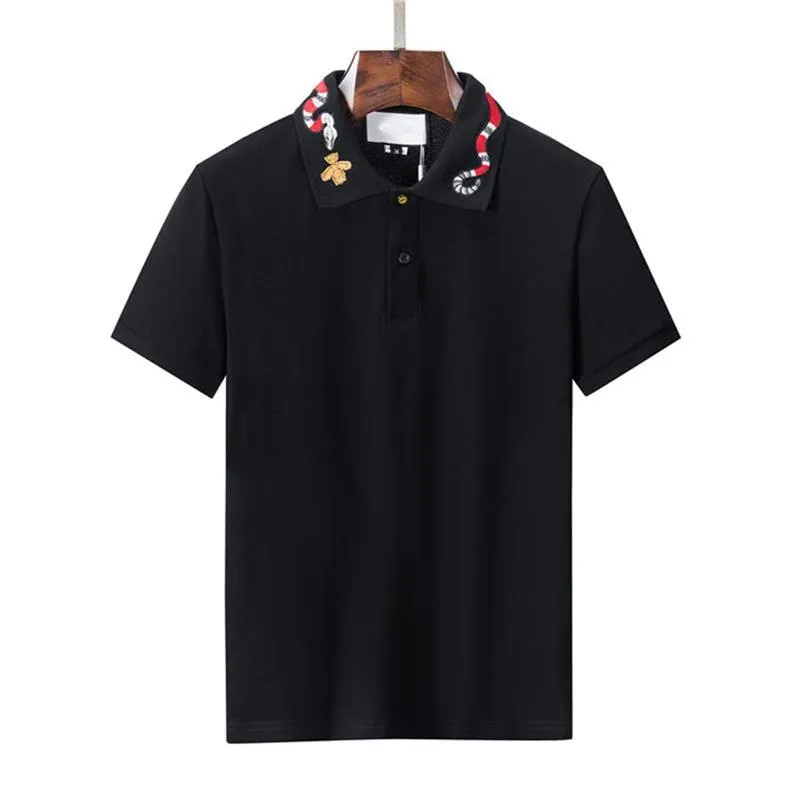 Designer Polo Men Shirt Hoge kwaliteit Men shirts geborduurde gedrukte casual korte mouw t-shirts revers tops kleding m-xxxl