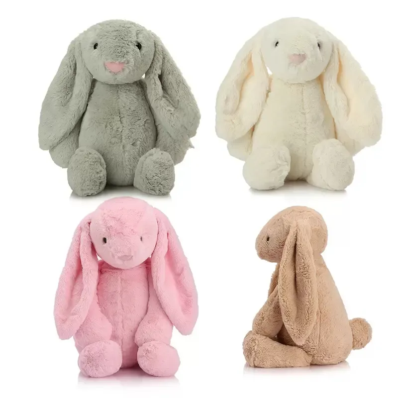 Weiche Kuscheltiere Kinder Spielzeug Langohr Hase Kaninchen Schlafen Niedliche Cartoon Plüsch Stofftier Puppen Kinder Geburtstagsgeschenk