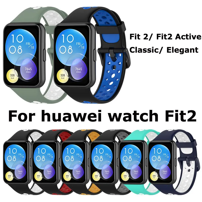 Correa de Silicona Para Huawei Watch Fit 2 Estilo Oficial
