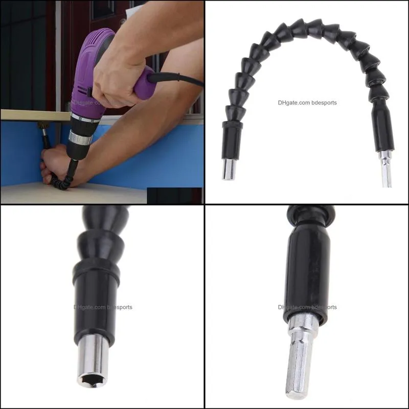 1/4 Flexible Shaft Electronic Drill Multitool Screwdriver Bit Holder Connecting Link Multitul Hex Shank Extension Snake Bit Tool