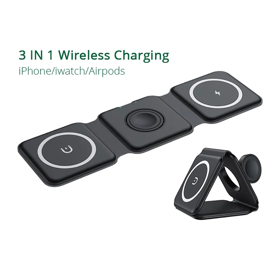 Chargeur pour téléphone mobile Moonmini Socle de Chargement d'Airpods &  Support Téléphone mobile pour Airpods, iPhone/Samsung Boîtier de Charge  d'Airpods NON inclus-Gris