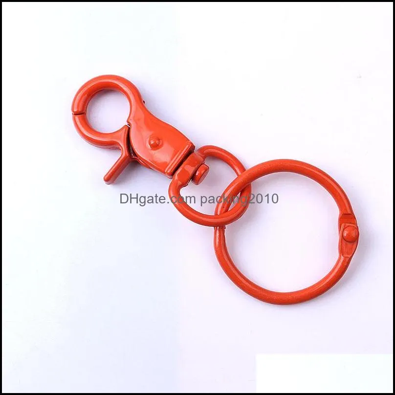 diy lobster clasps clips snap hooks snaps hook chain party supplies wholesale 31mm metal colorful lobsters clasp swivel