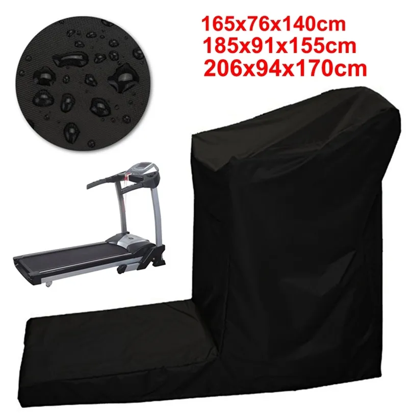 Indoor Outdooor Waterproof Treadmill Cover Running Jogging Machine Dustproof Shelter Protection All-Purpose Dust Covers Black 220427